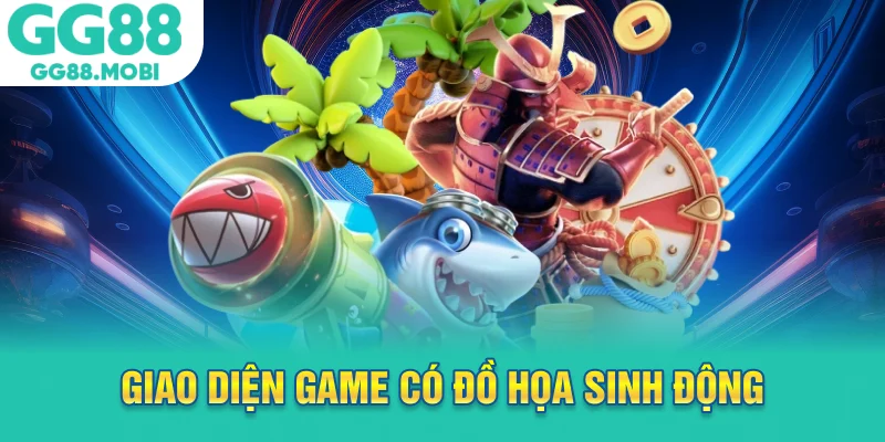 Giao diện game có đồ họa sinh động